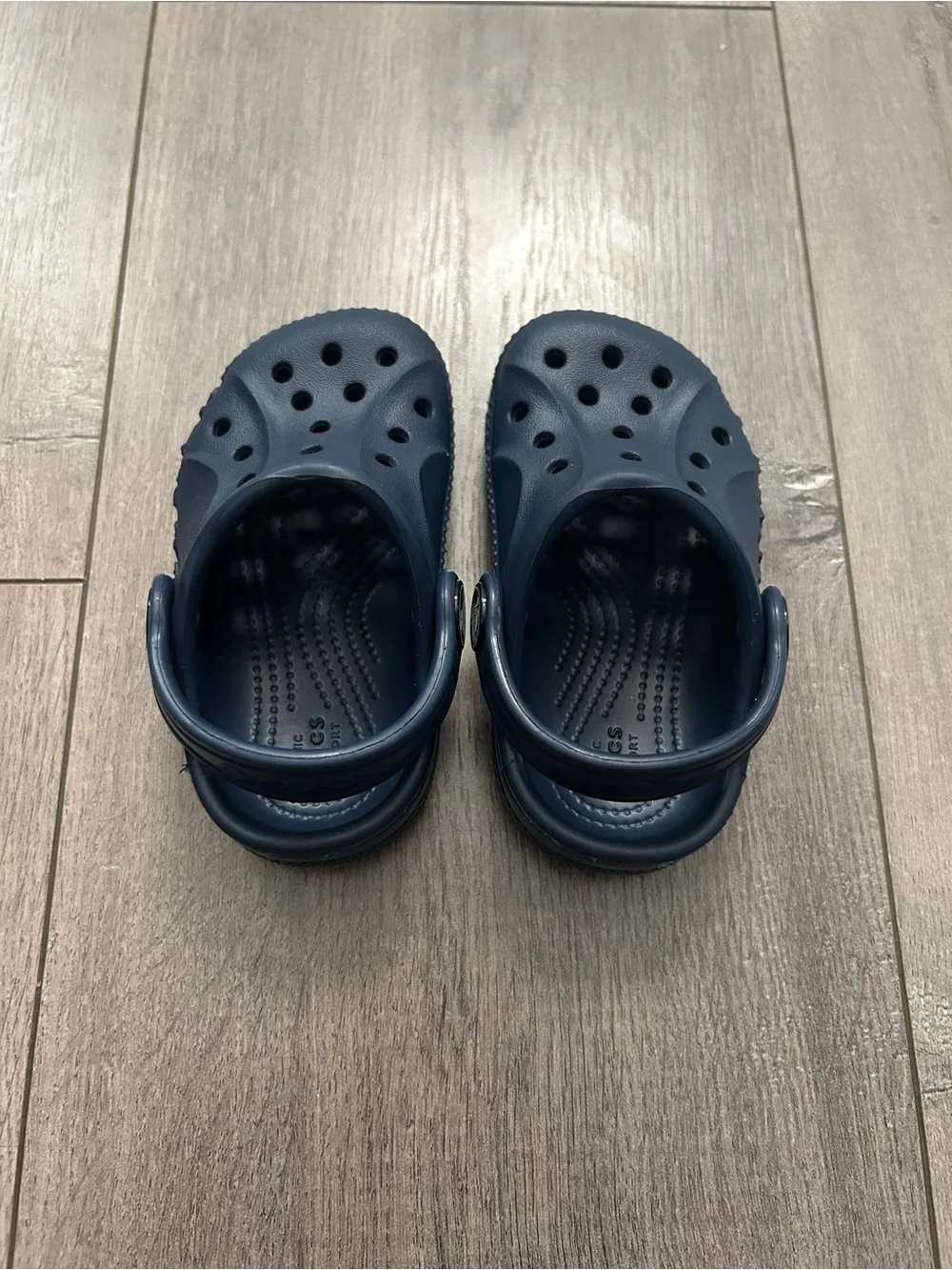 Crocs Toddler & Kids Baya Clog in the navy colorway - Size: 4C toddler
